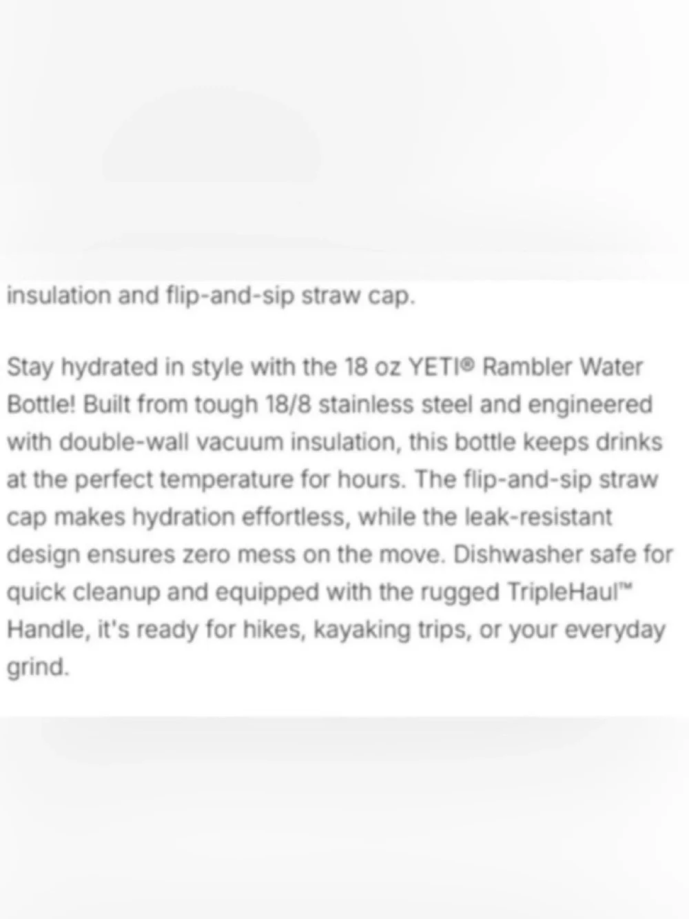 Yeti 18-oz Rambler  Bottle with straw in HARD TO FIND -Camo & Tan- NEW—